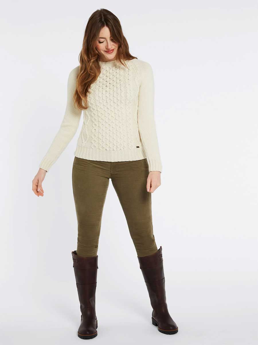 DUBARRY Shanley Merino Wool Sweater - Womens - Cream - Image 4