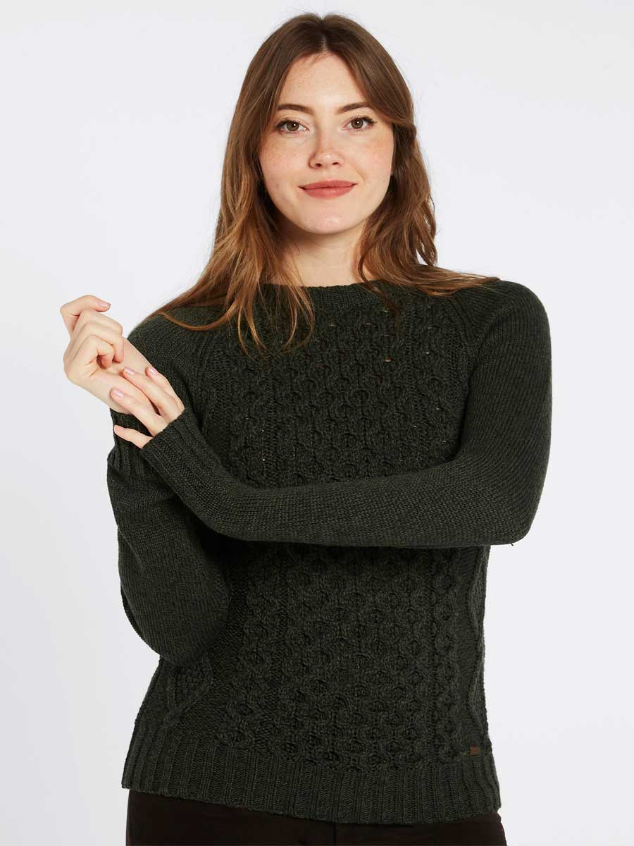 DUBARRY Shanley Merino Wool Sweater - Womens - Olive - Image 2