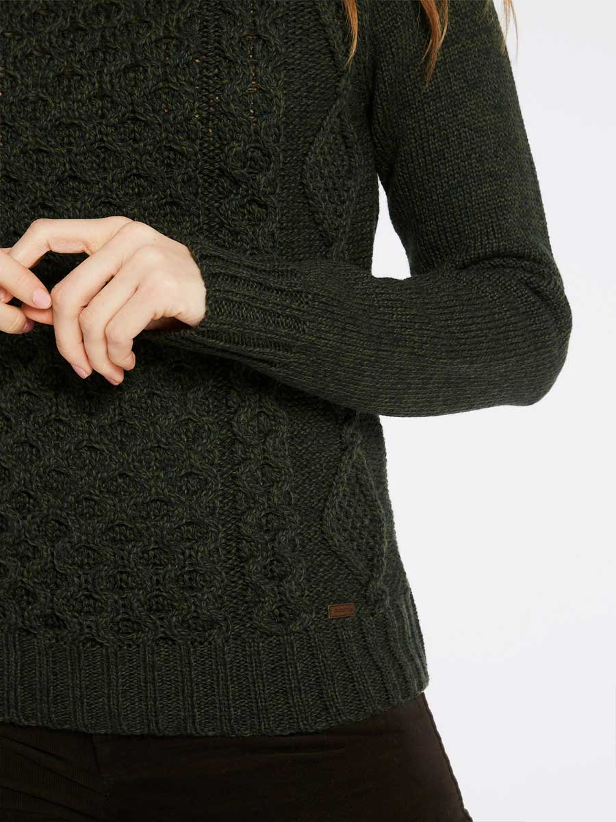 DUBARRY Shanley Merino Wool Sweater - Womens - Olive - Image 5