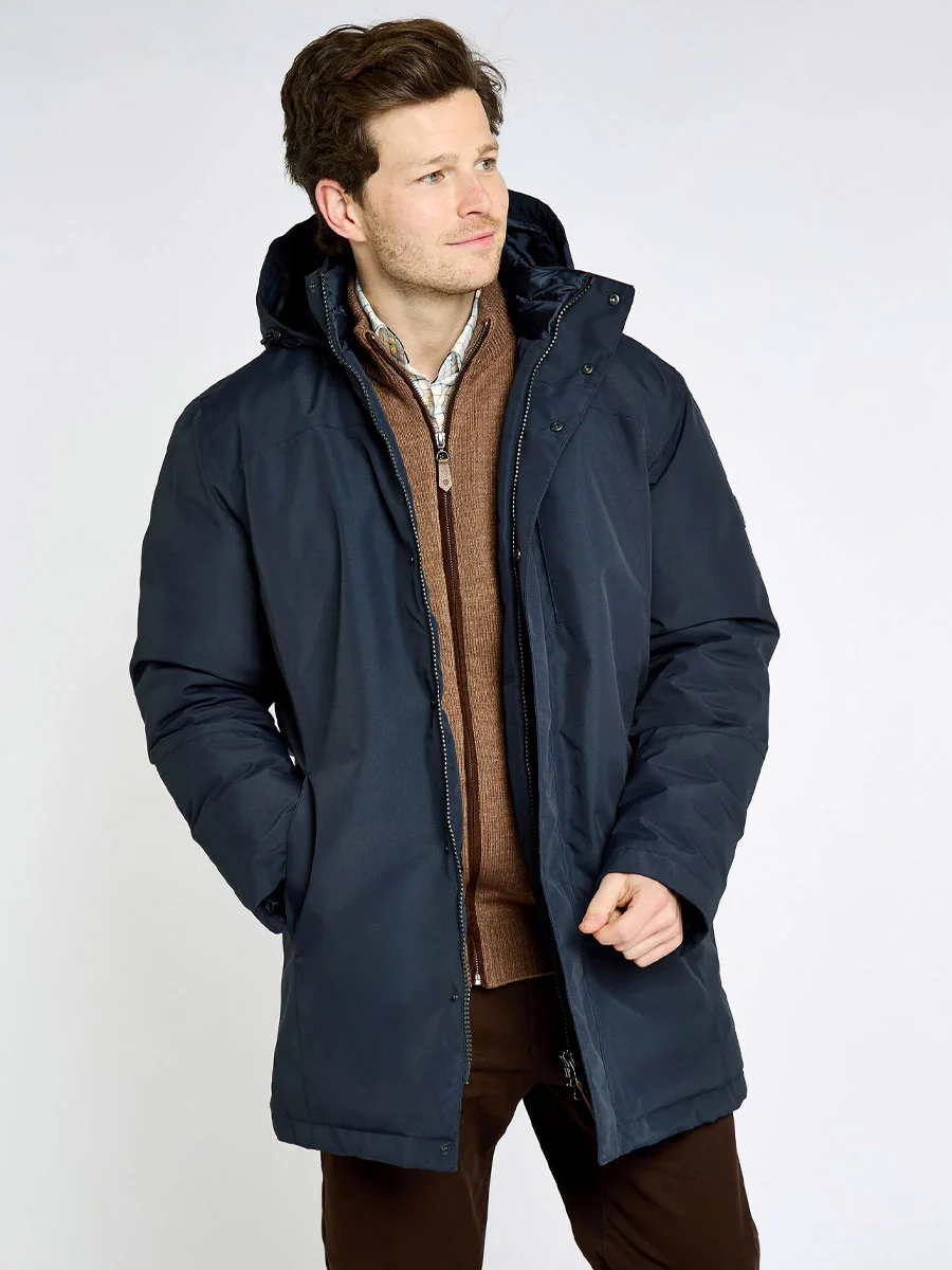 DUBARRY Swiftsheath Waterproof Down Parka - Mens - Navy - Image 4