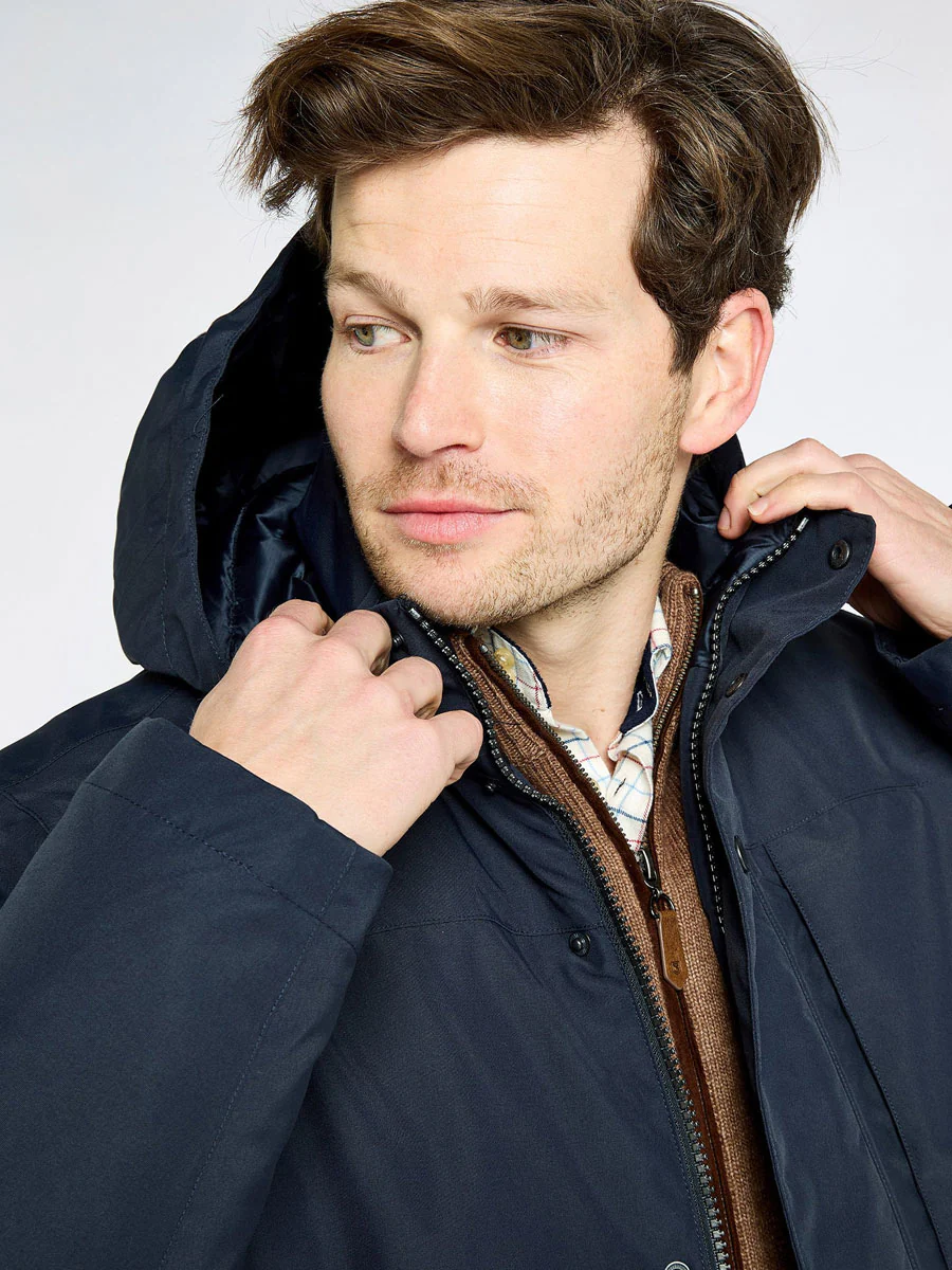 DUBARRY Swiftsheath Waterproof Down Parka - Mens - Navy - Image 6