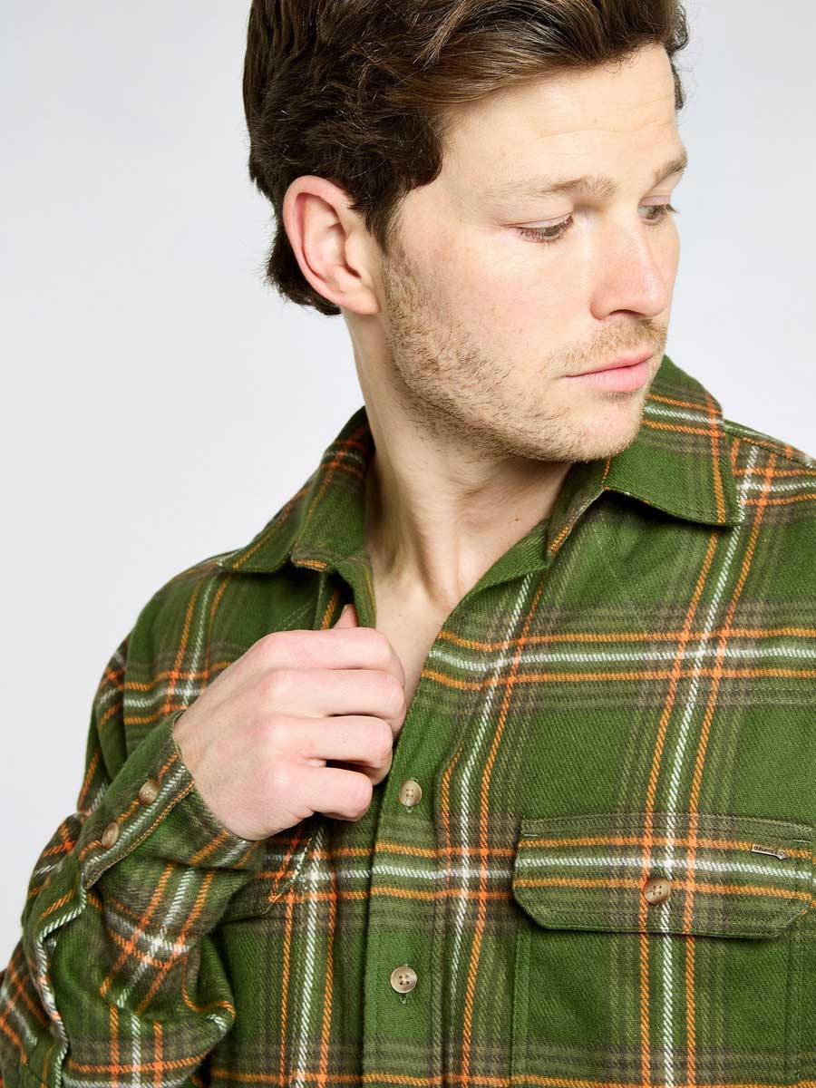 50% OFF DUBARRY Townley Country Check Shirt - Men's - Olive - Size: MEDIUM - Image 4