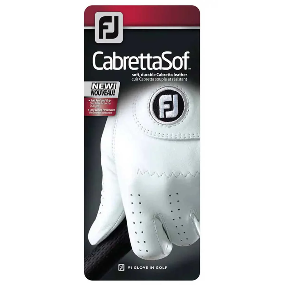 FOOTJOY CabrettaSof Golf Glove - Mens - White - Image 3