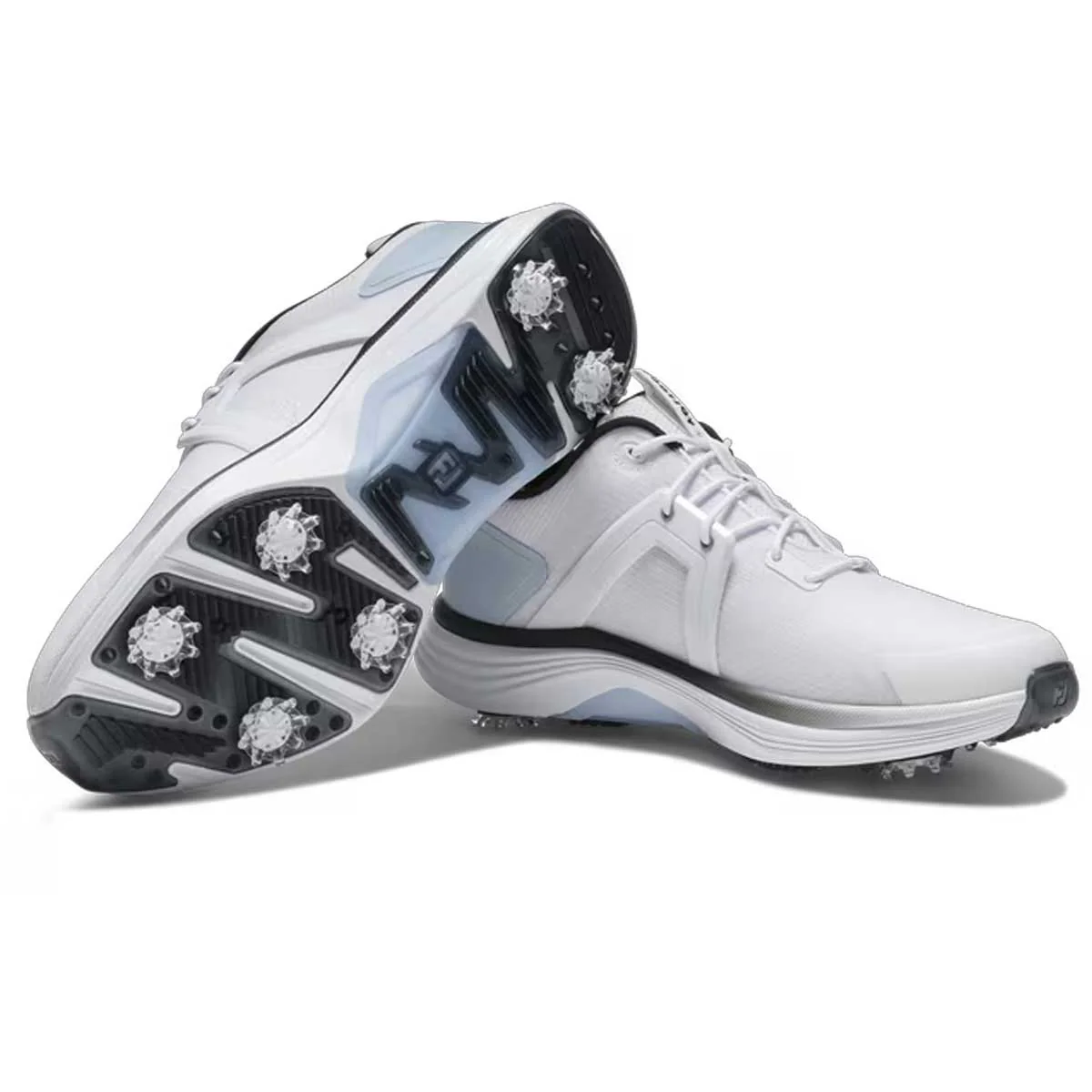 FOOTJOY HyperFlex Golf Shoes - Mens - White / Blue / Black - Image 2