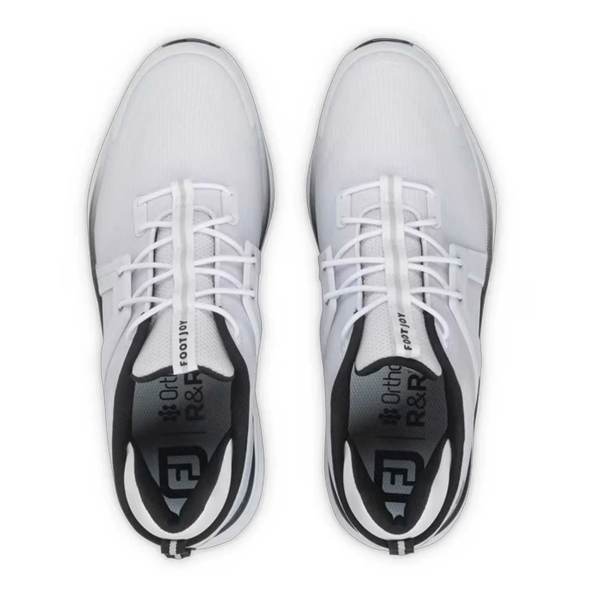 FOOTJOY HyperFlex Golf Shoes - Mens - White / Blue / Black - Image 3