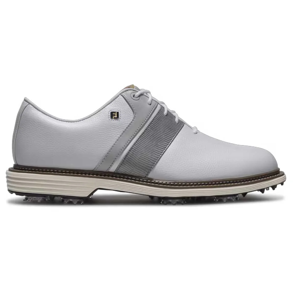 FOOTJOY Premiere Series Packard Golf Shoes - Mens - White & Grey - Image 5
