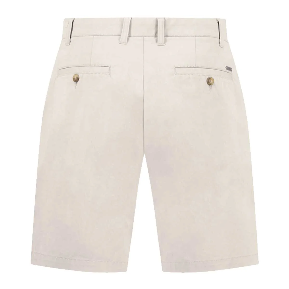 FYNCH HATTON Bermuda Shorts - Men's Stretch Cotton – Stone - Image 2