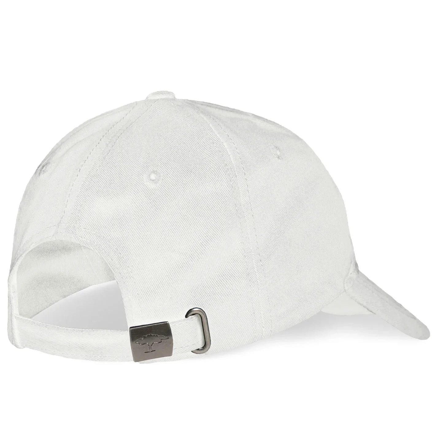 FYNCH HATTON Embroidered Cotton Cap – White - Image 2