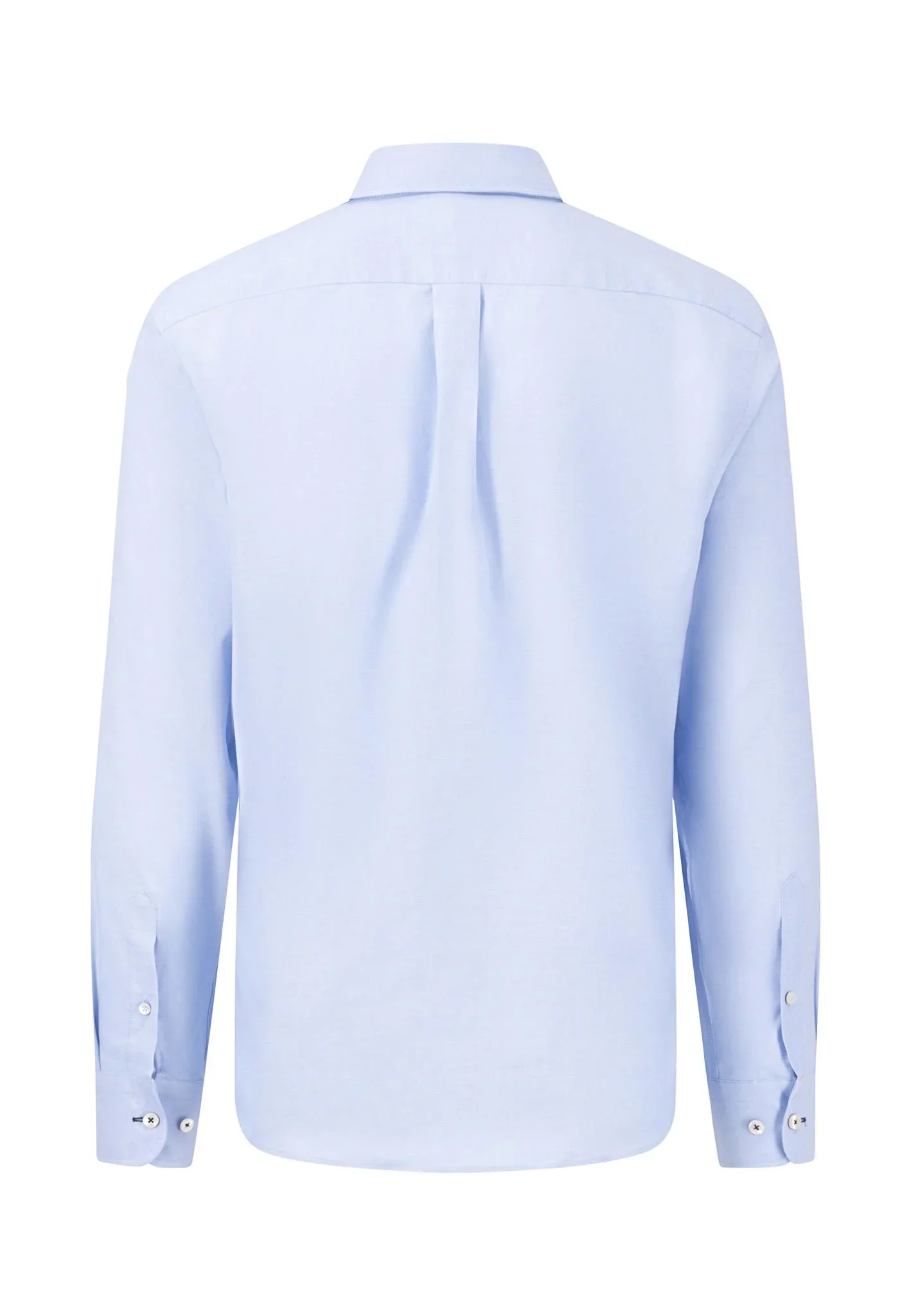 FYNCH HATTON Oxford Shirt - Men's Soft Cotton – Light Blue - Image 2