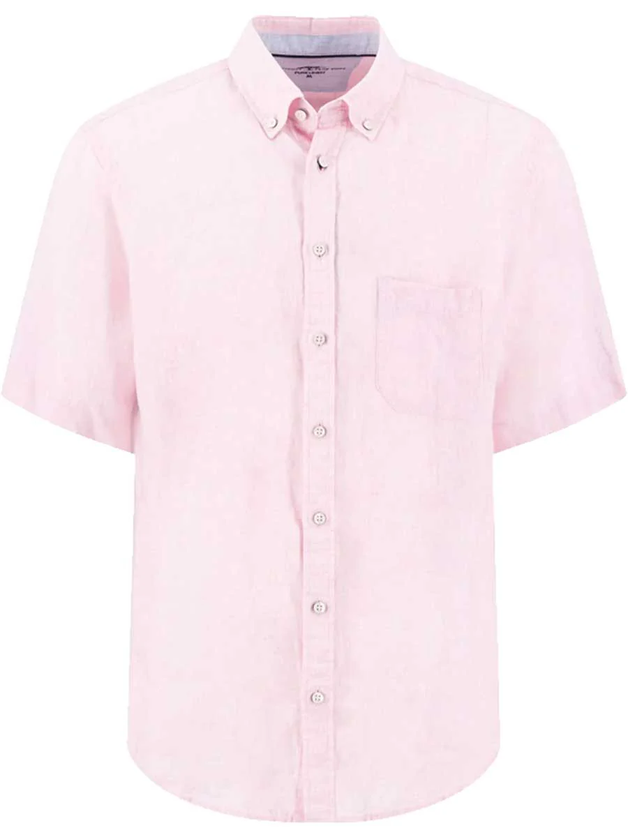FYNCH HATTON Pure Linen Short-Sleeve Shirt - Men's – Magnolia