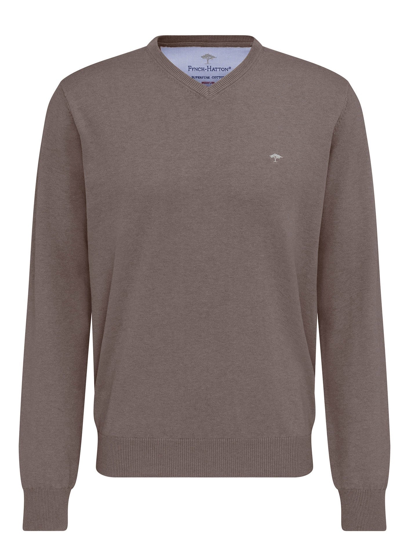 FYNCH HATTON V-Neck Sweater - Men's Fine Knit – Earth