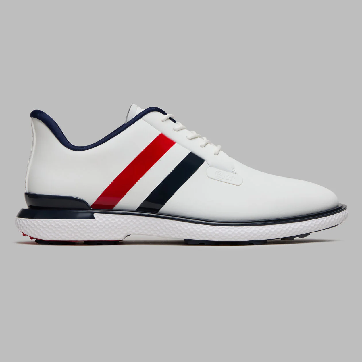 G/FORE Gallivan2R Men’s Golf Shoes - Stripe - Snow / Twilight