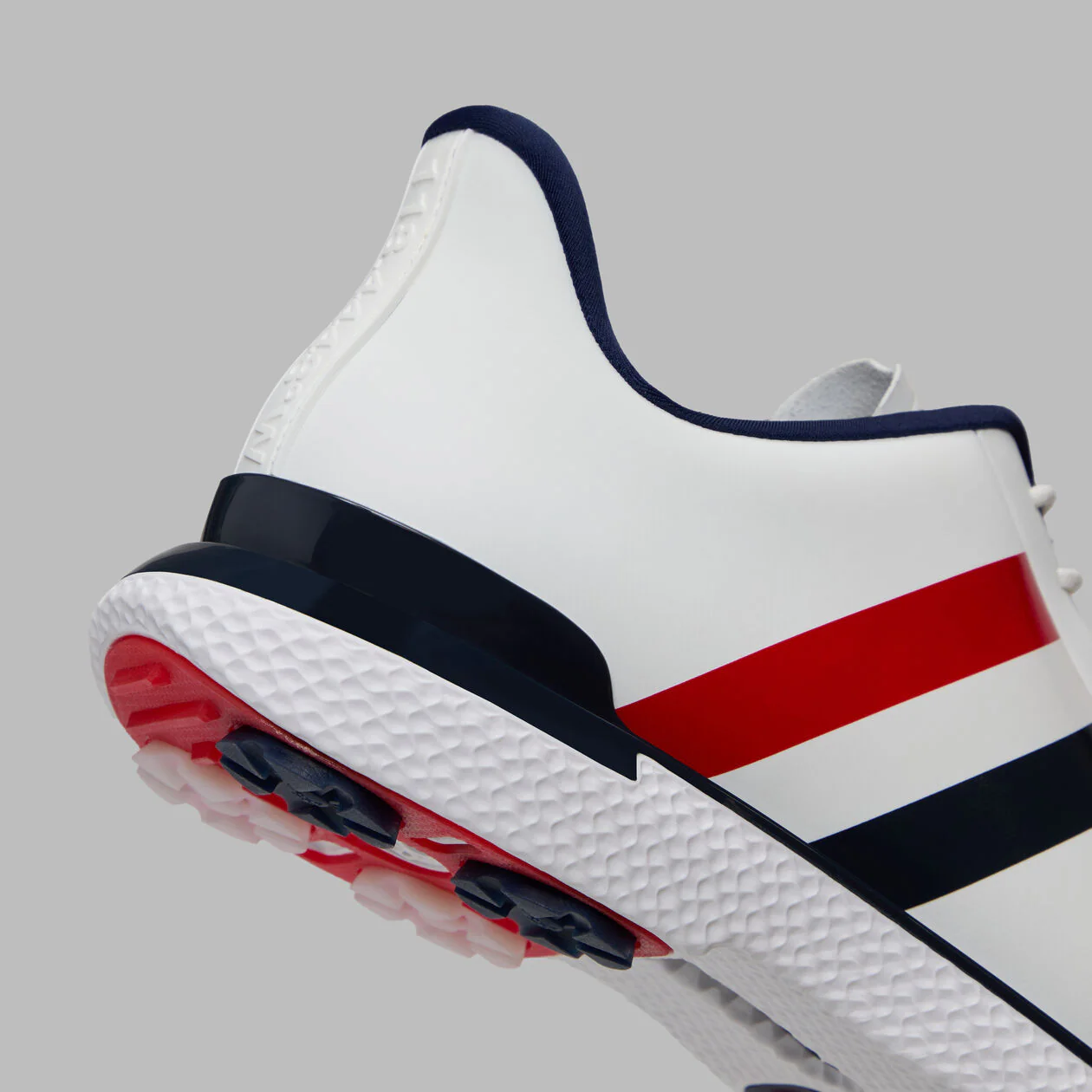G/FORE Gallivan2R Men’s Golf Shoes - Stripe - Snow / Twilight - Image 2