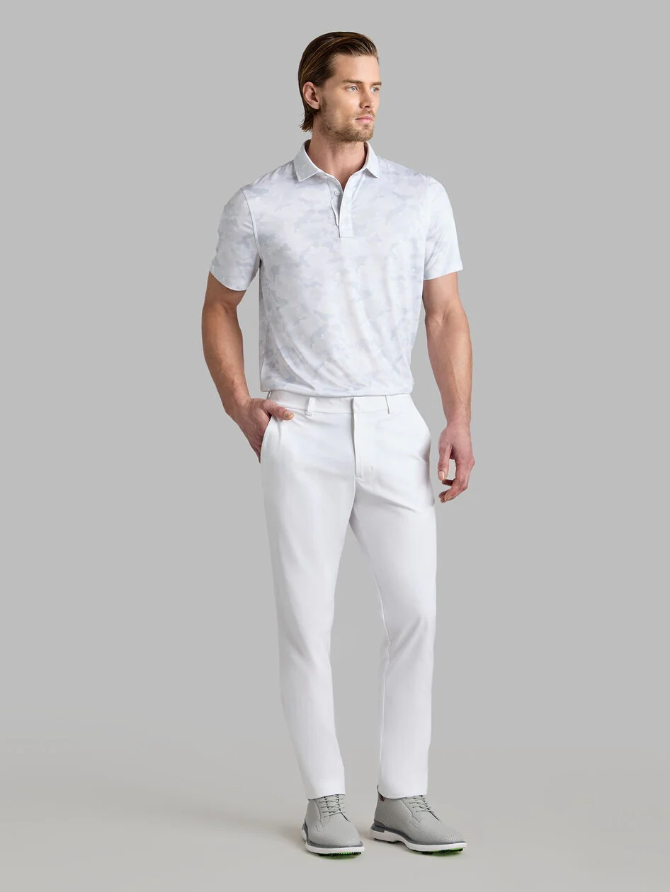 G/FORE Icon Camo Tech Jersey Polo Shirt - Men's 4-Way Stretch - Snow - Image 4