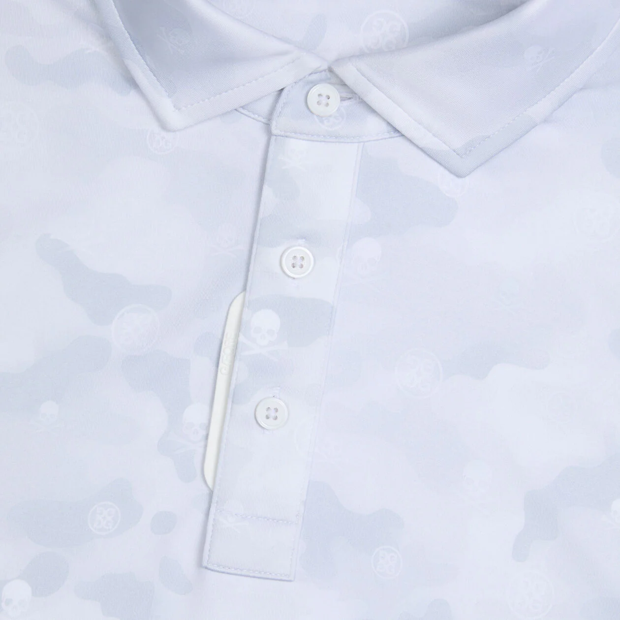 G/FORE Icon Camo Tech Jersey Polo Shirt - Men's 4-Way Stretch - Snow - Image 5