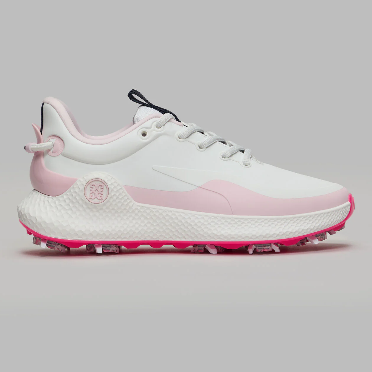 G/FORE MG4+ O2 G/Lock Softspike Women’s Golf Shoes - Snow / Blush Pink