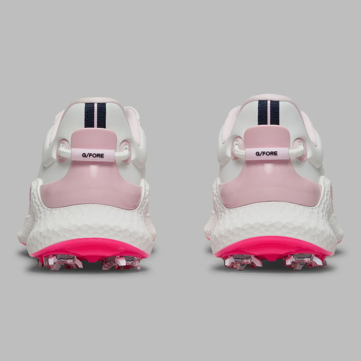 G/FORE MG4+ O2 G/Lock Softspike Women’s Golf Shoes - Snow / Blush Pink - Image 5