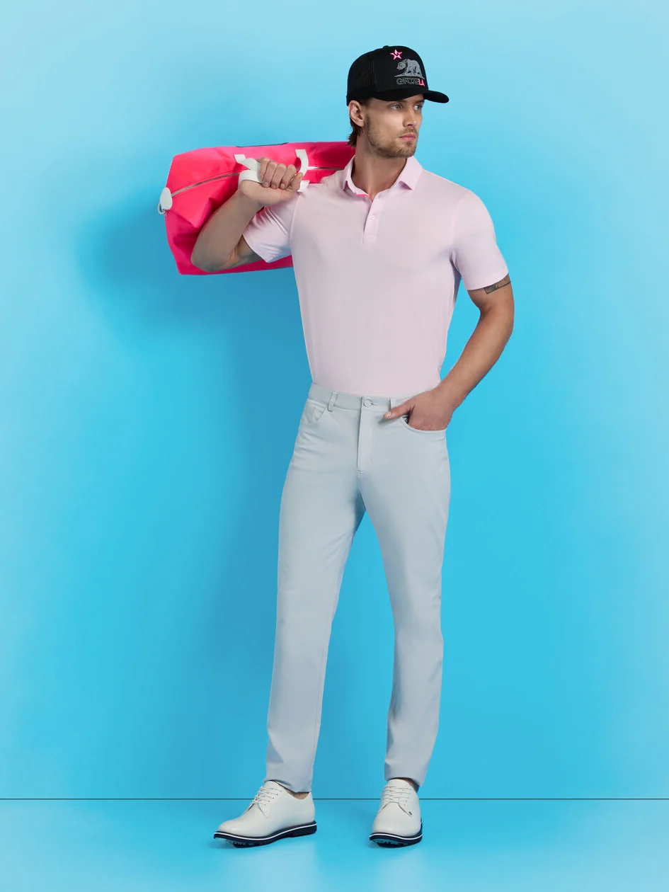 G/FORE Tour 5 Pocket Stretch Trousers – Men’s Technical Straight Leg – Nimbus Grey - Image 2