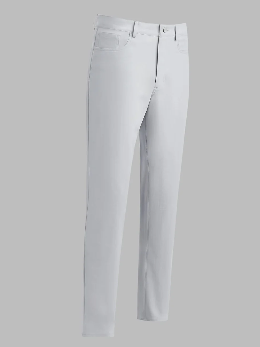 G/FORE Tour 5 Pocket Stretch Trousers – Men’s Technical Straight Leg – Nimbus Grey - Image 6