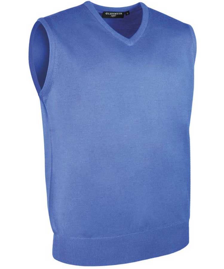 GLENMUIR Rankin Mens Slipover - Fine Merino Wool - 11 Colour Options - Image 2