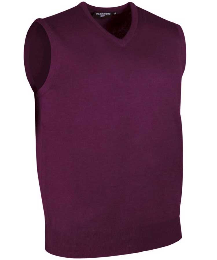 GLENMUIR Rankin Mens Slipover - Fine Merino Wool - 11 Colour Options - Image 5