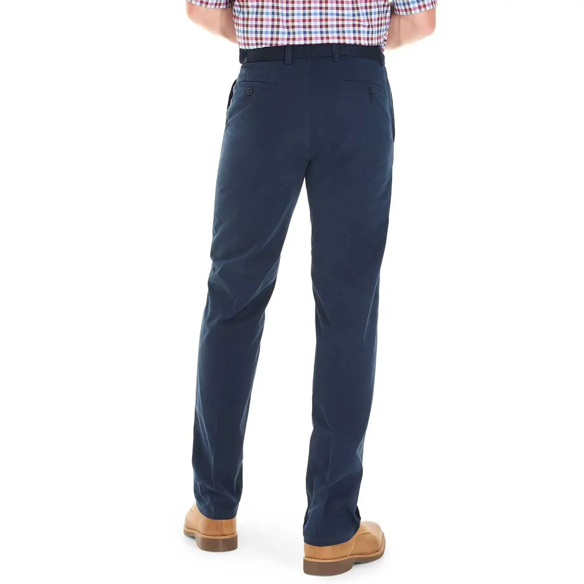 GURTEEN Trousers - Longford Spring Stretch Cotton Chinos - Navy - Image 3