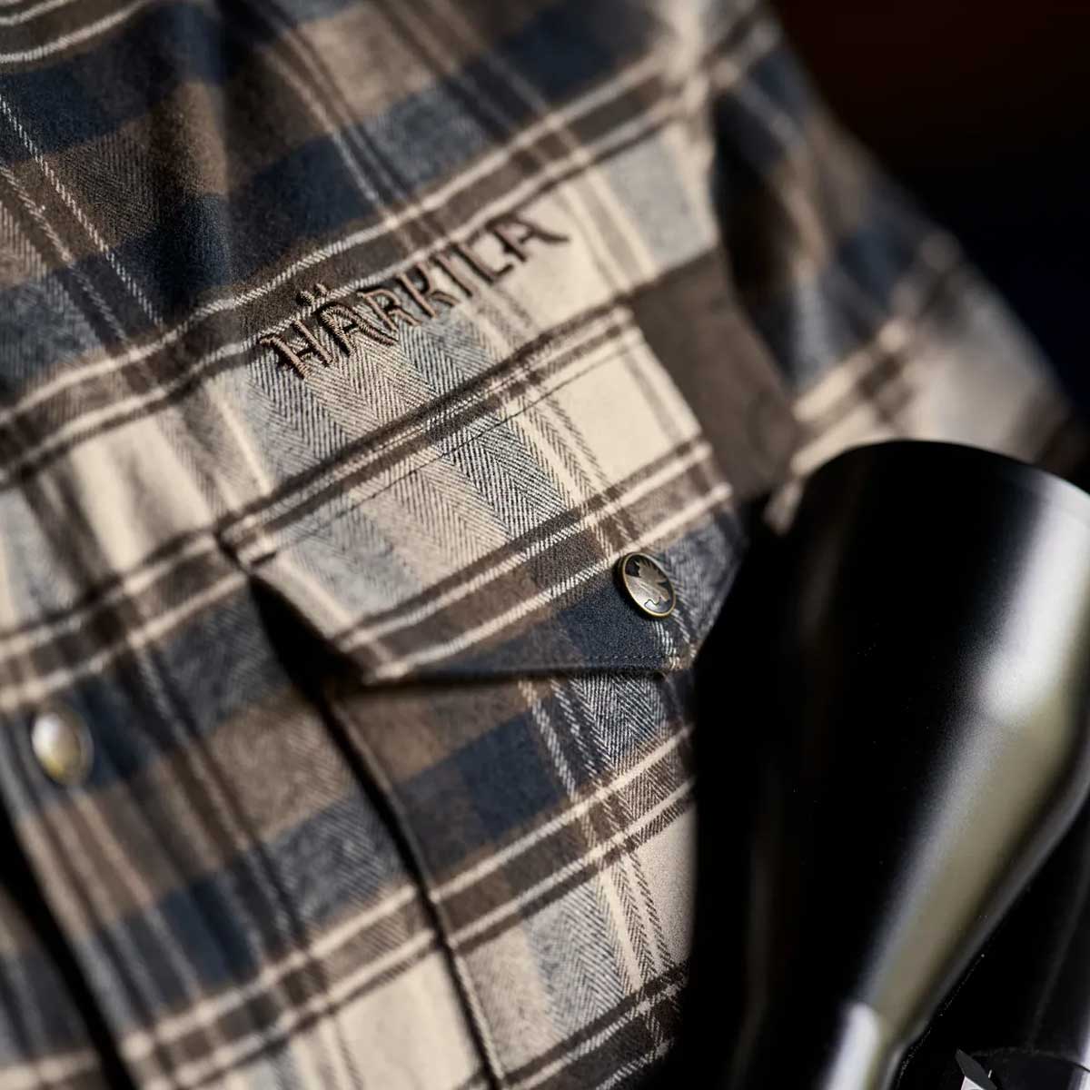 HARKILA Aivak Soft Brushed Shirt - Mens - Turkish Coffee - Image 5