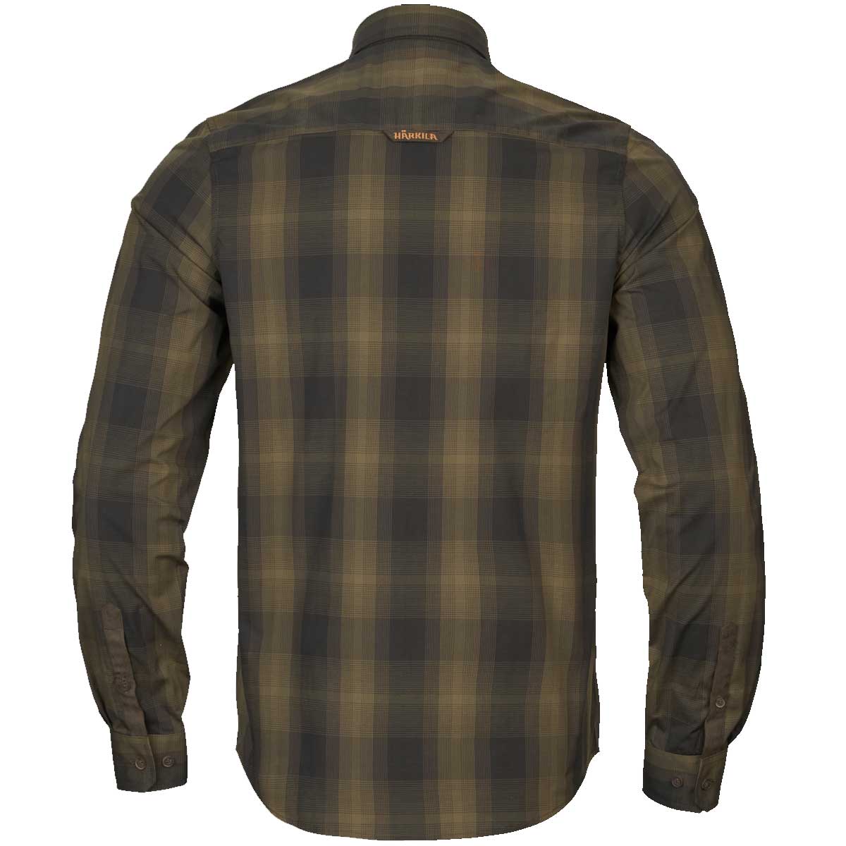 HARKILA Akkan Shirt - Mens - Willow Green / Shadow Brown - Image 4
