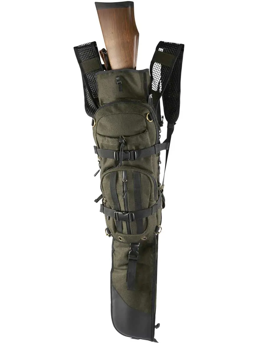 HARKILA Alta Rucksack - 12 Litre In Melton Wool - Hunting green - Image 3