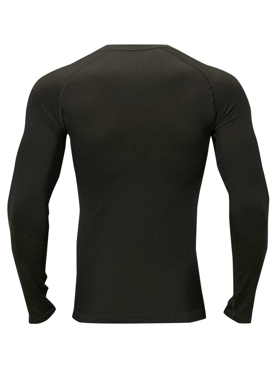 HARKILA Base Active Long Sleeve Undershirt - Mens - Dark Willow Green - Image 3
