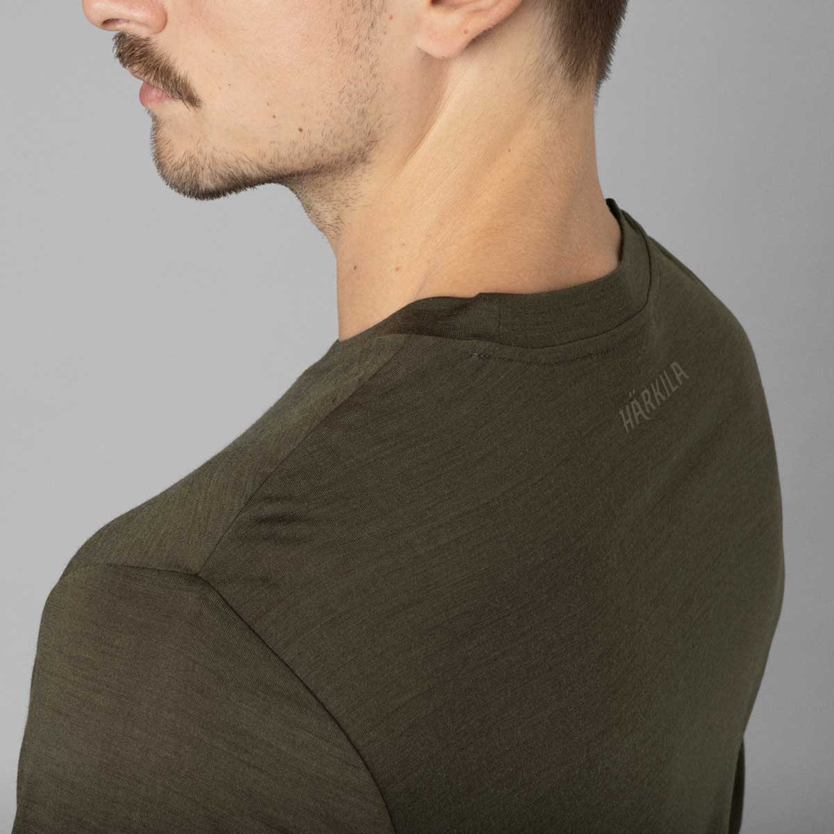 HARKILA Base All Season Long Sleeve T-Shirt - Mens - Willow Green - Image 3