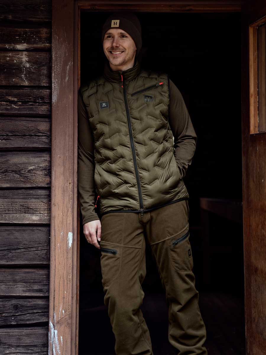 HARKILA Clim8 Insulated Heat Control Waistcoat - Mens - Willow Green - Image 3