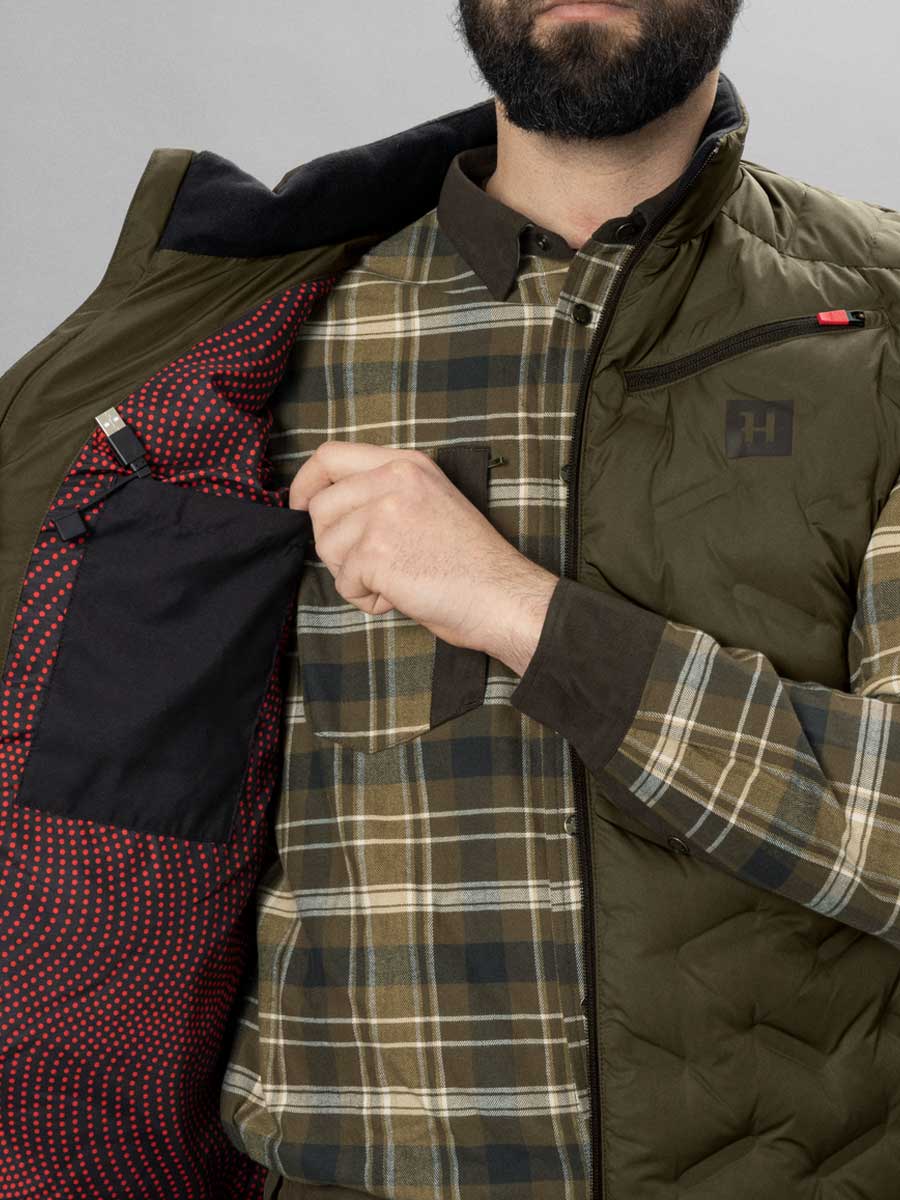 HARKILA Clim8 Insulated Heat Control Waistcoat - Mens - Willow Green - Image 5