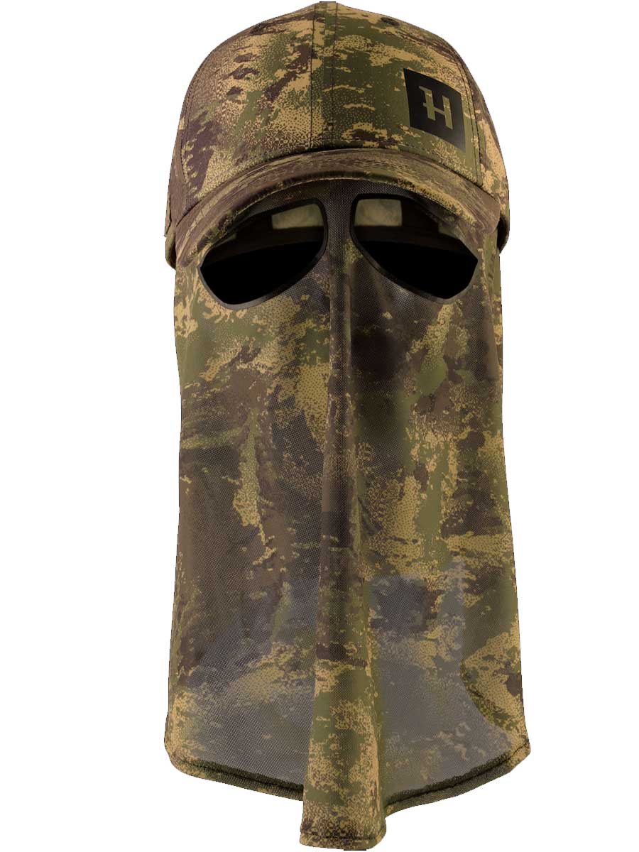 HARKILA Deer Stalker Camo Cap with Mesh Visor - AXIS MSP Forest Green - Image 3