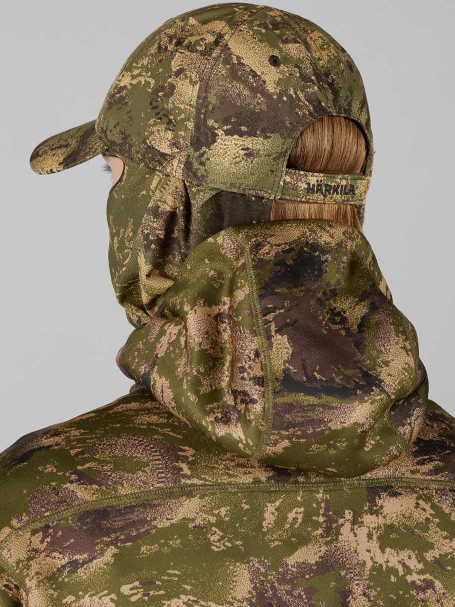 HARKILA Deer Stalker Camo Cap with Mesh Visor - AXIS MSP Forest Green - Image 4