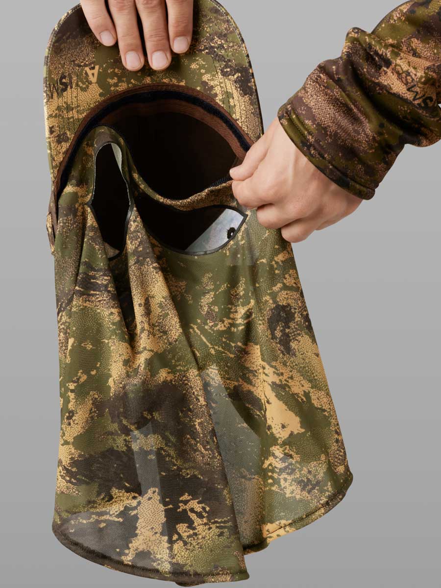 HARKILA Deer Stalker Camo Cap with Mesh Visor - AXIS MSP Forest Green - Image 5