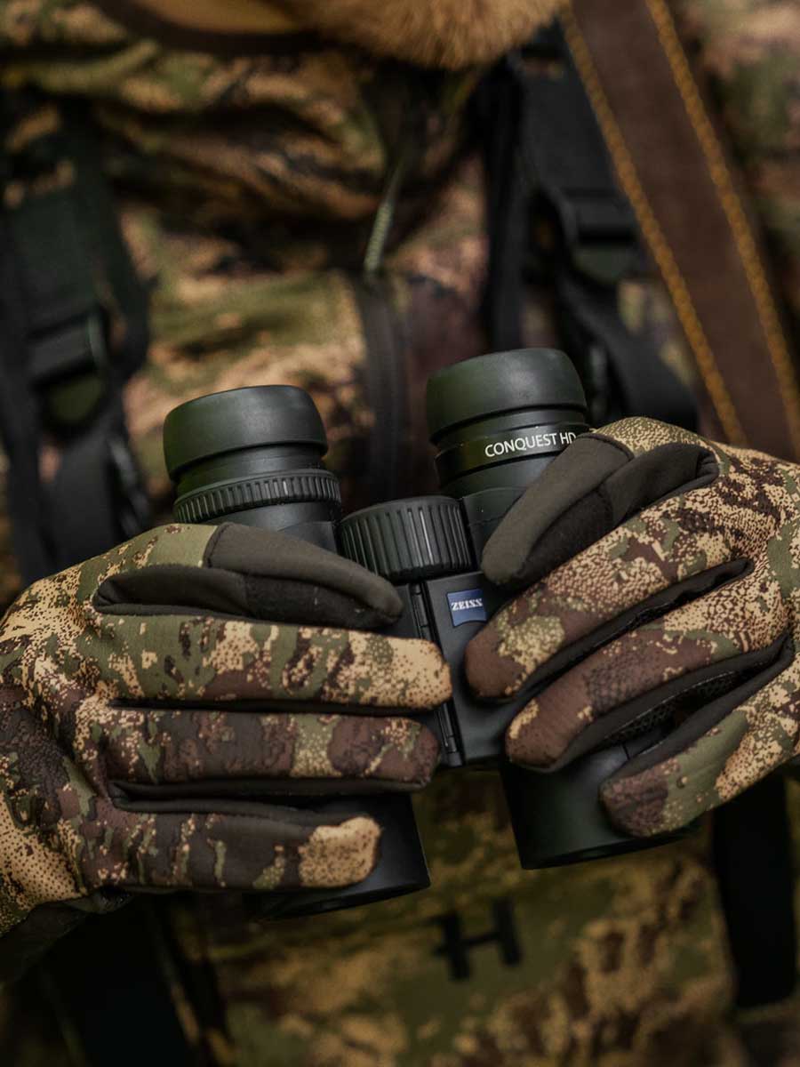 HARKILA Deer Stalker Camo Fleece Gloves - AXIS MSP Forest - Image 3