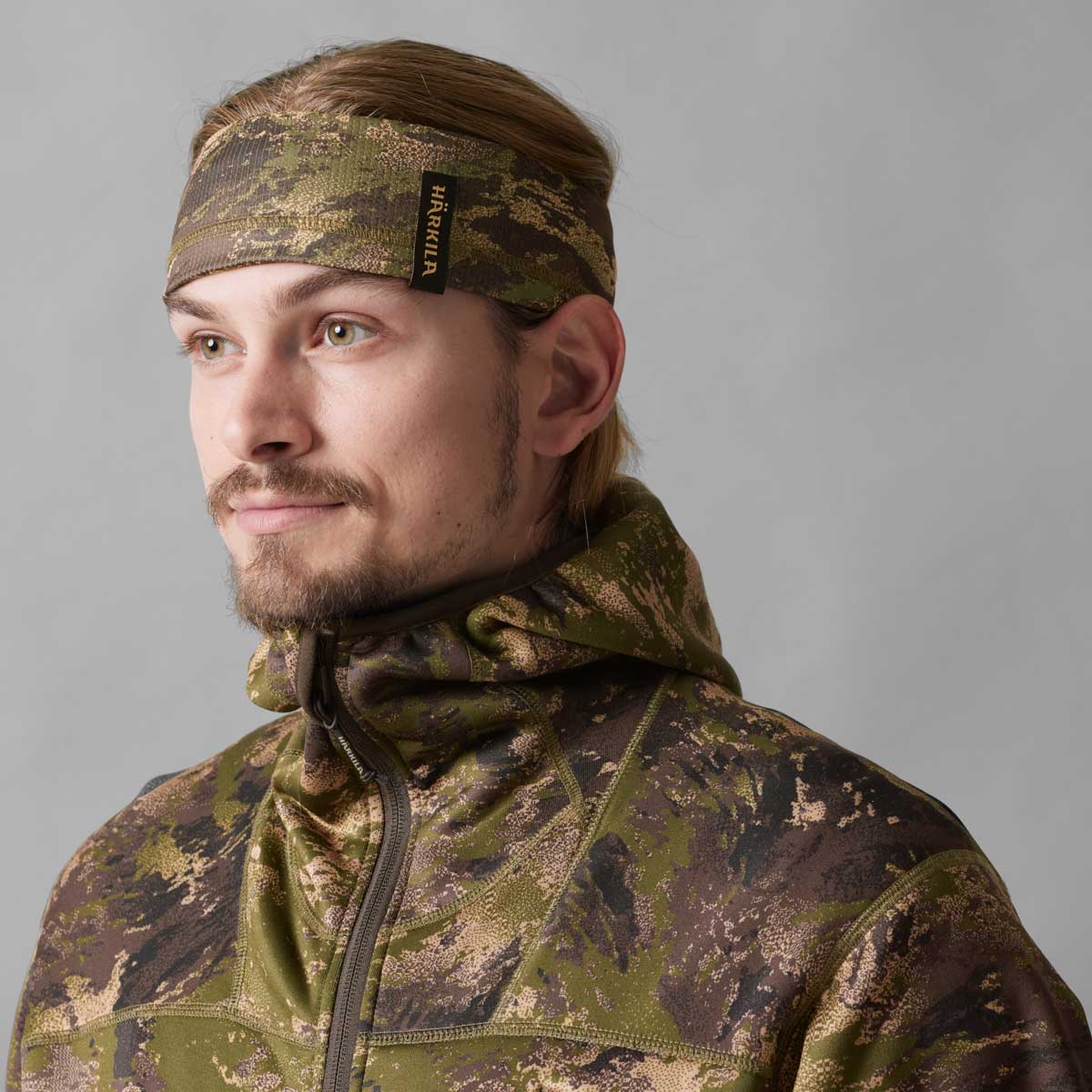 HARKILA Deer Stalker Camo Neck Gaiter - AXIS MSP Forest Green - Image 6