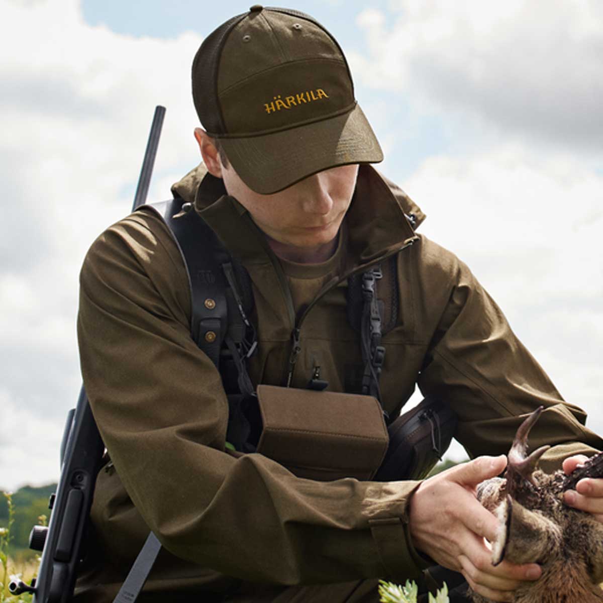 HARKILA Finnmark HWS Waterproof Jacket - Mens - Hunting Green - Image 3