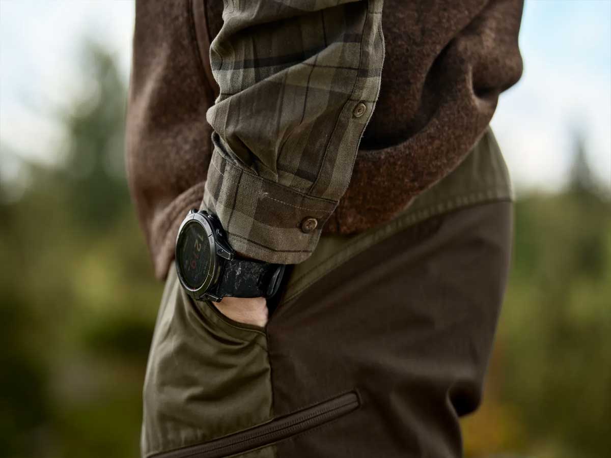 HARKILA Fjell Long Sleeved Shirt - Mens - Green Check - Image 5