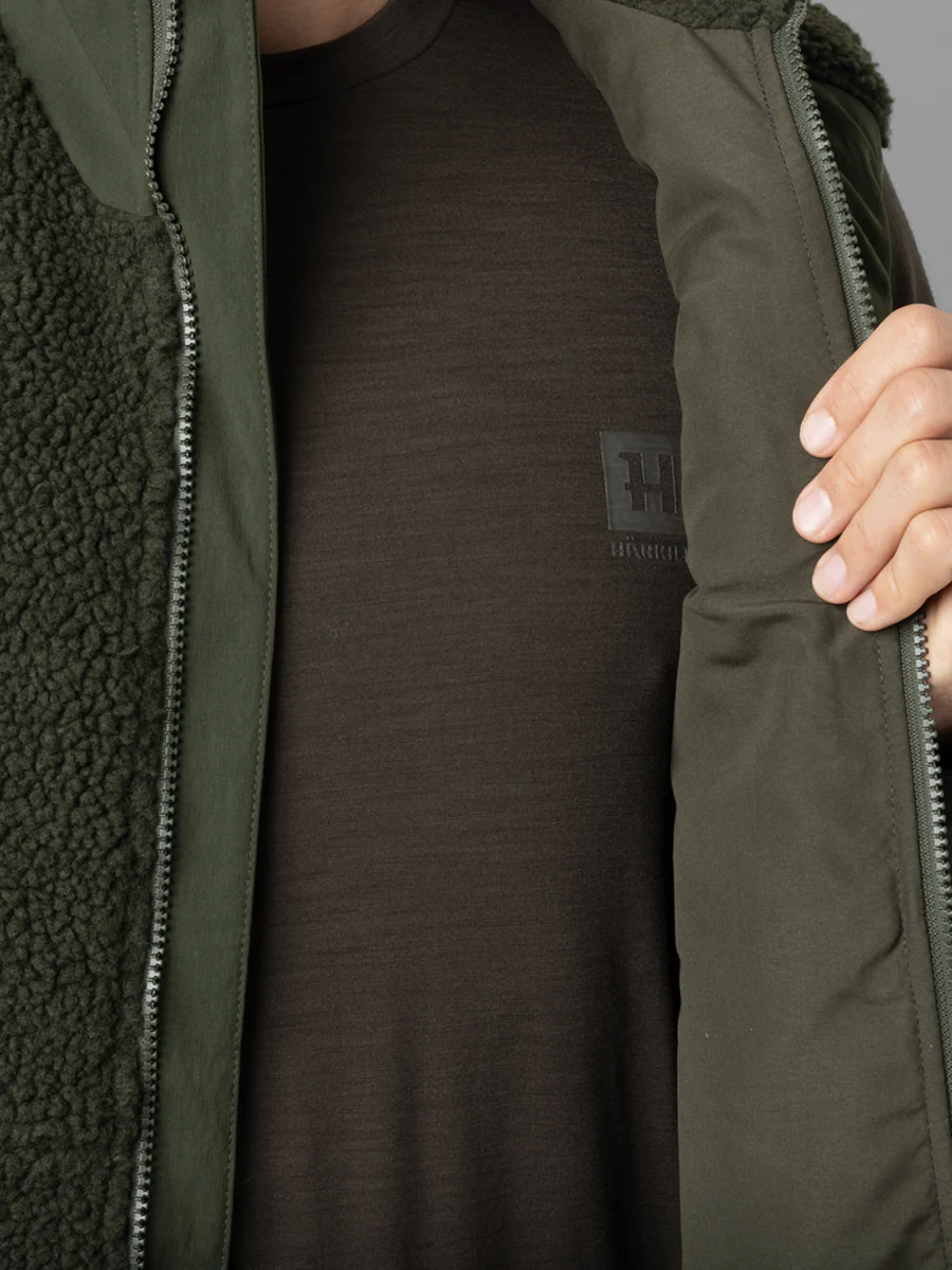HARKILA Fjell Polar Waistcoat - Mens - Rosin Green - Image 6