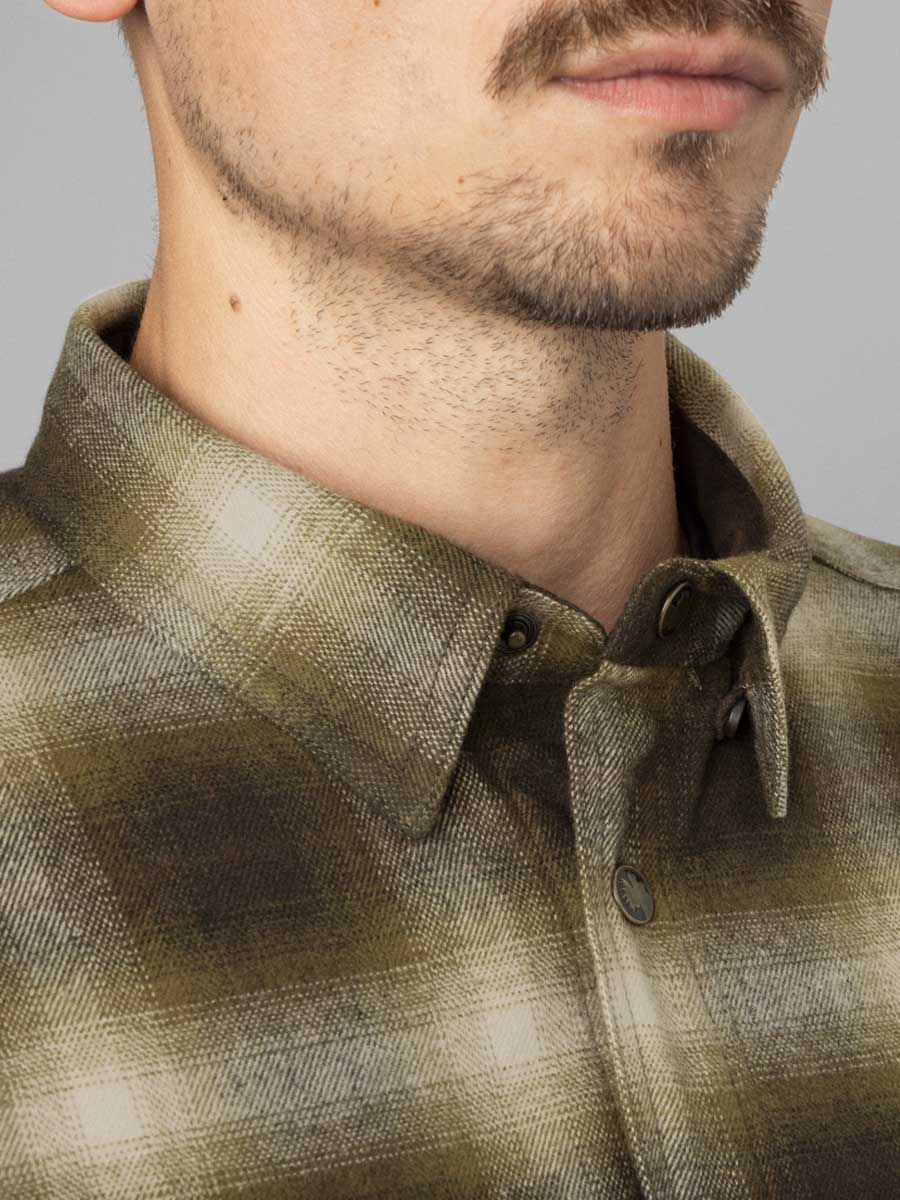 HARKILA Folke Shirt Jacket - Mens - Willow Green - Image 6