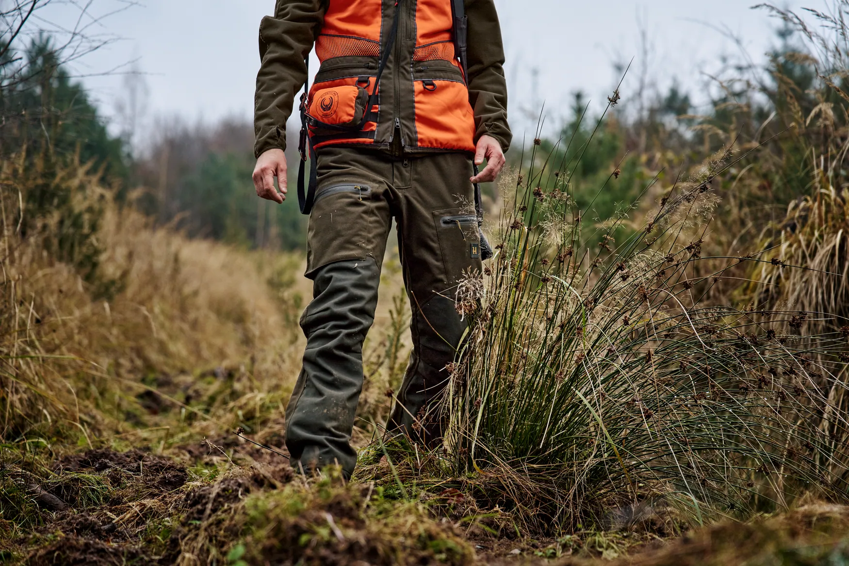 HARKILA Forest Hunter Pro GTX Trousers - Mens - Hunting Green / Shadow Brown - Image 4