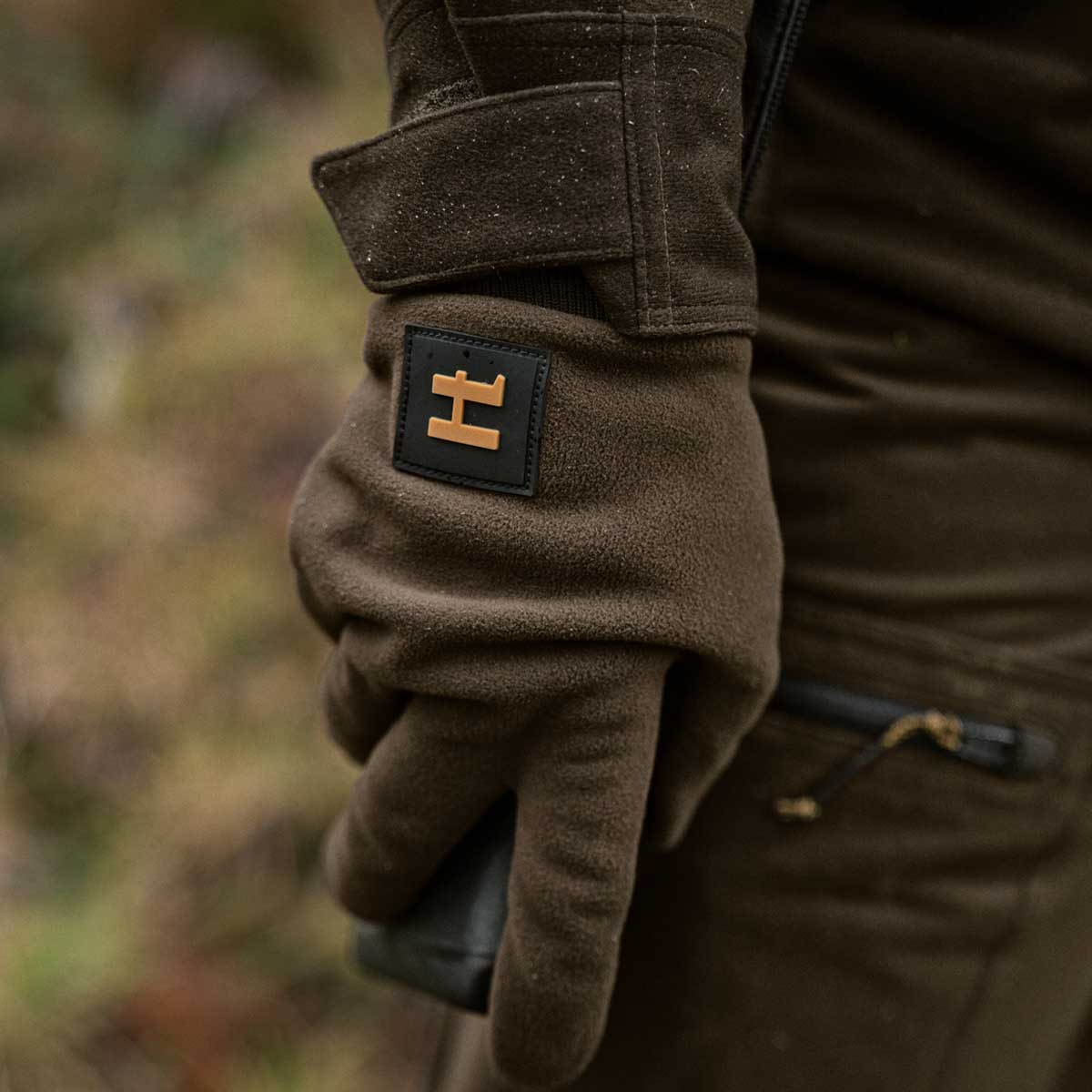 HARKILA Forest Hunter WSP Gloves - Hunting Green / Shadow Brown - Image 2