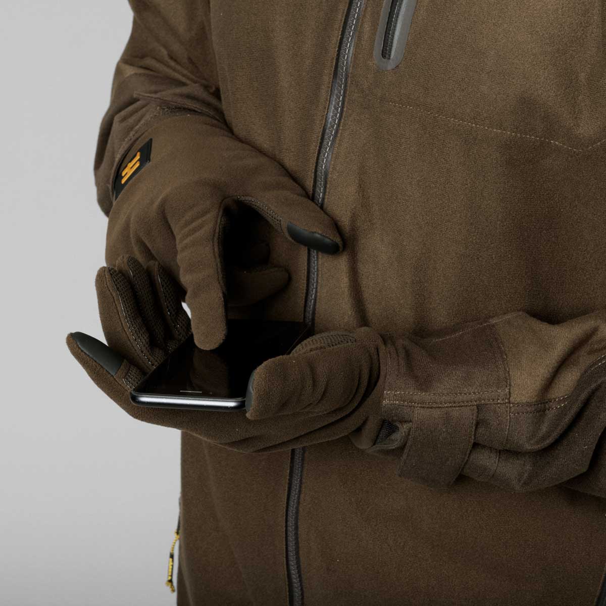HARKILA Forest Hunter WSP Gloves - Hunting Green / Shadow Brown - Image 3