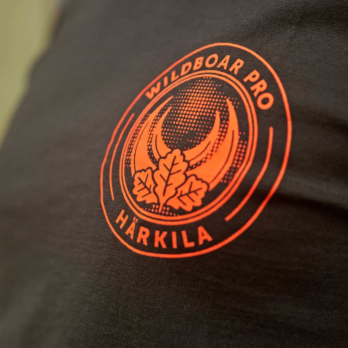 HARKILA Game T-shirt - Merino Wool - Mens - Shadow Brown Wildboar - Image 2