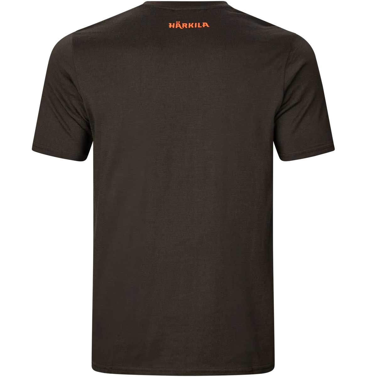 HARKILA Game T-shirt - Merino Wool - Mens - Shadow Brown Wildboar - Image 4