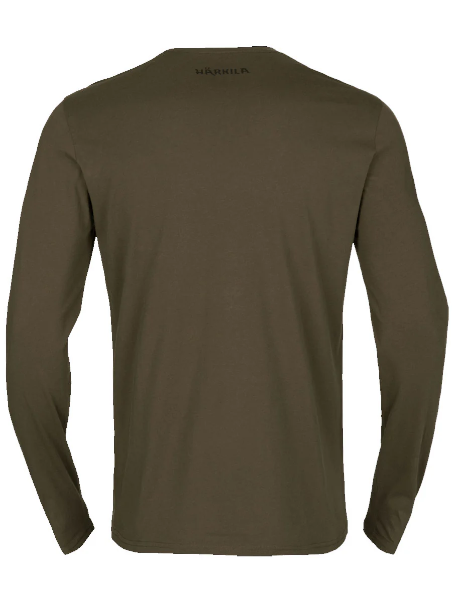 HARKILA Gorm Long Sleeve T-Shirt - Mens - Willow Green - Image 4