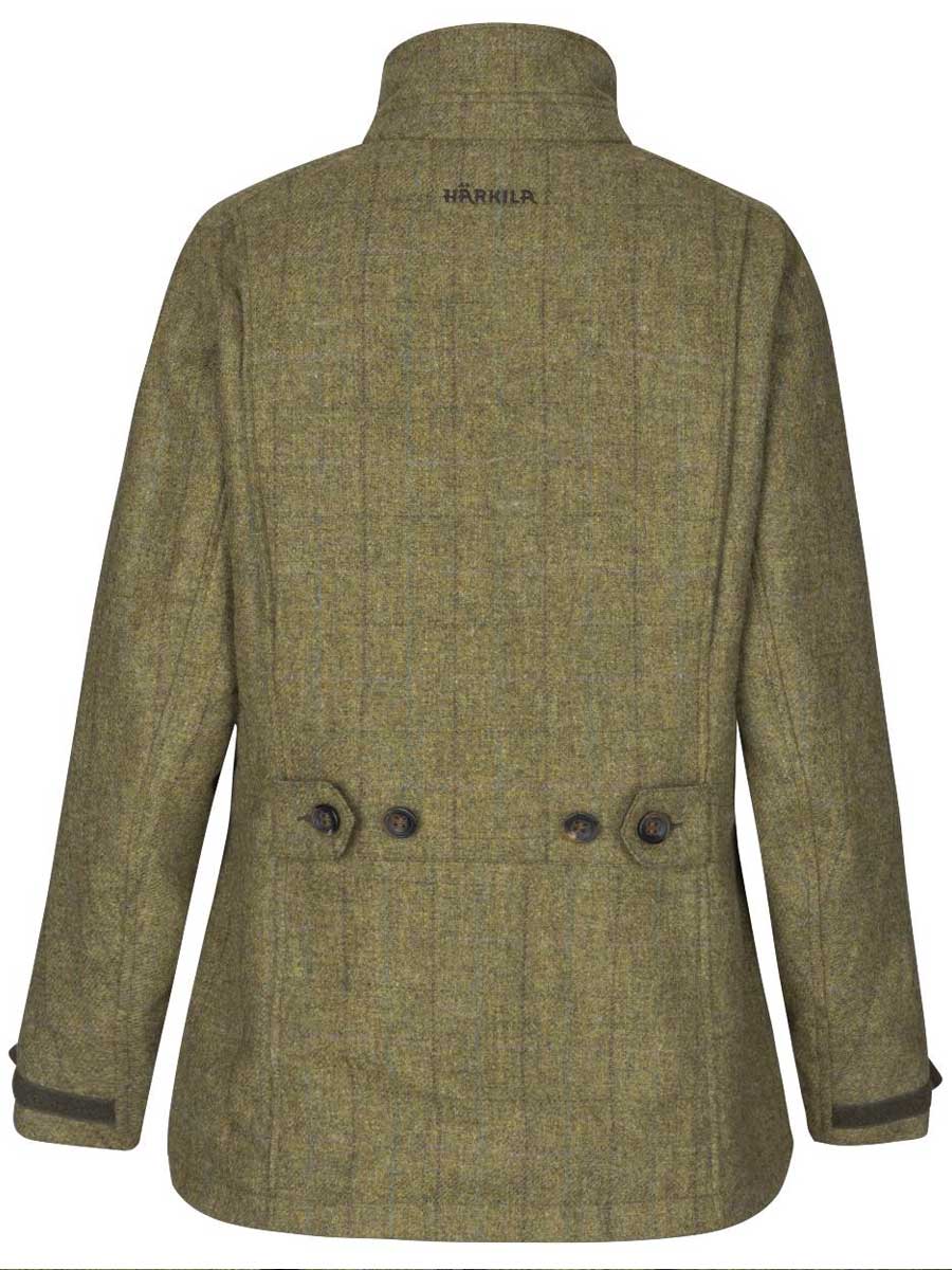 HARKILA Jura GTX Waterproof Tweed Jacket - Womens - Olive - Image 9