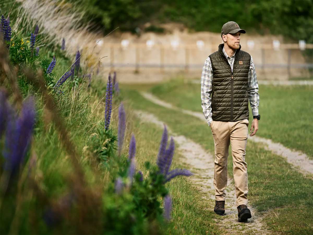 HARKILA Kalix HSP Waistcoat - Mens - Willow Green / Shadow Brown - Image 6